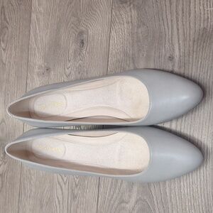 Cole Haan grey wedge heels